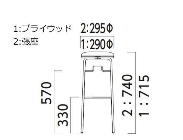 ポモットウンター　図面