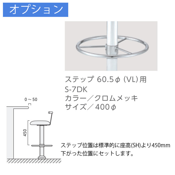 ステップ60.5Φ(VL)用 S-7DK