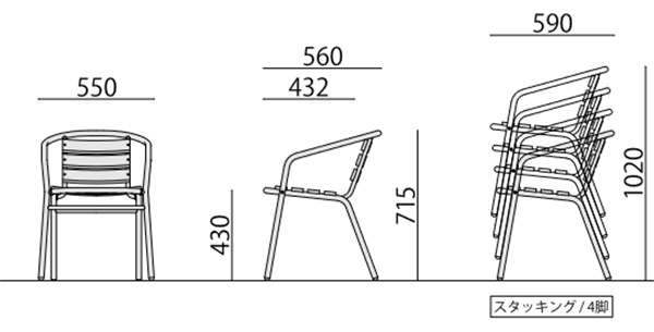 AL-P53AC（4脚セット）