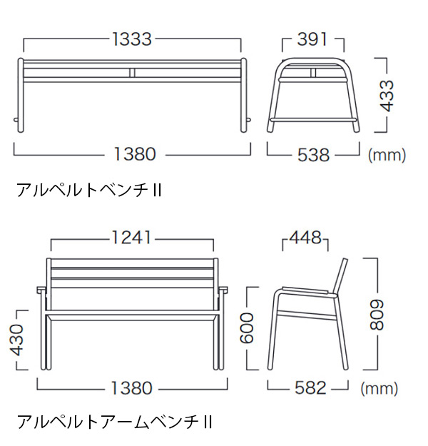 アルペルトベンチⅡ/アルペルトアームベンチⅡ