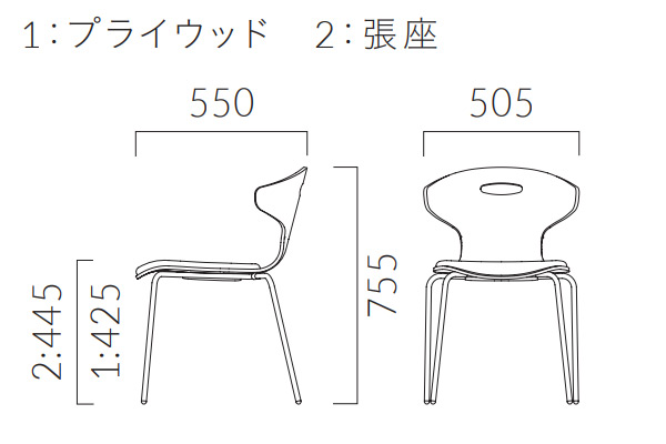 テモラA 4本脚