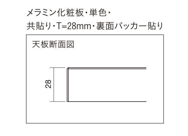 CTB-05～08 メラミン化粧板・共貼り