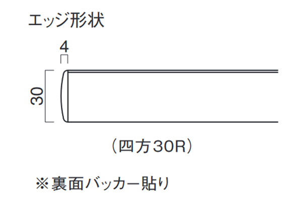 ソフトエッジ天板(TP201・TP123～124)